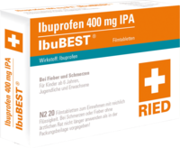 IBUPROFEN 400 mg IPA/IbuBEST Filmtabletten - 20Stk