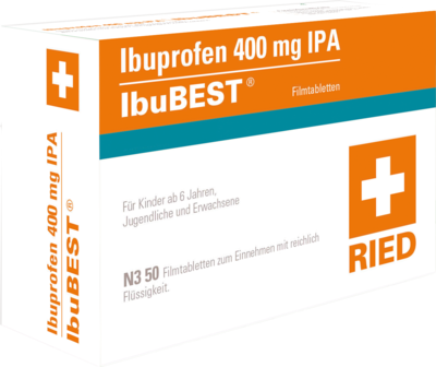 IBUPROFEN 400 mg IPA/IbuBEST Filmtabletten - 50Stk