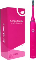 HAPPYBRUSH Schall-Zahnbürste Starter-Kit pink - 1Stk