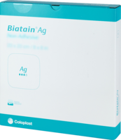 BIATAIN Ag Schaumverband 20x20 cm nicht haftend - 5Stk