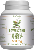 LÖWENZAHNWURZEL-Extrakt 500 mg Mono Kapseln - 60Stk
