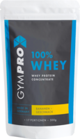 GYMPRO 100% Whey Protein Pulver Banane - 500g