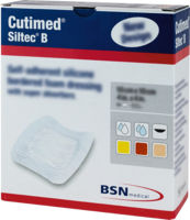 CUTIMED Siltec B Schaumverb.10x10 cm m.Haftr. - 10Stk