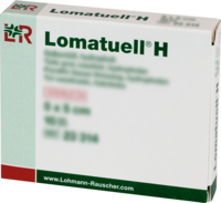 LOMATUELL H Salbentüll 5x5 cm steril - 10Stk