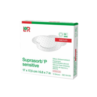 SUPRASORB P sensitive PU-Schaumv.sacr.bor.17x17,5 - 10Stk