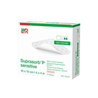 SUPRASORB P sensitive PU-Schaumv.non-bor.10x10cm - 10Stk