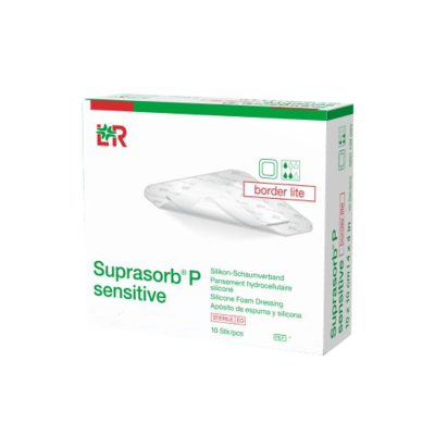 SUPRASORB P sensitive PU-Schaumv.bor.lite 15x20cm - 10Stk
