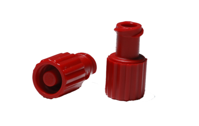 KOMBISTOPFEN steril Luer-Lock rot - 100Stk