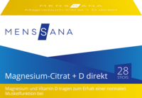 MAGNESIUMCITRAT+D direkt MensSana Pulver - 28Stk