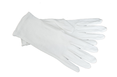 BAUMWOLLHANDSCHUHE Gr.XL rohweiß 1 Paar - 1Stk