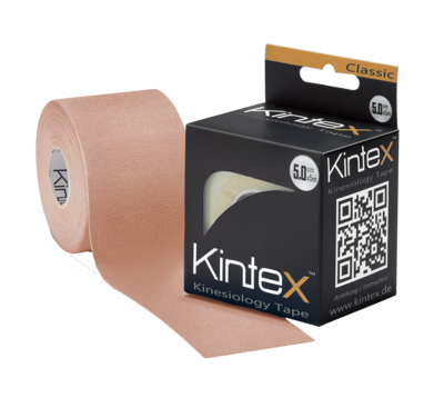 KINTEX Kinesiologie Tape classic 5 cmx5 m beige - 1Stk