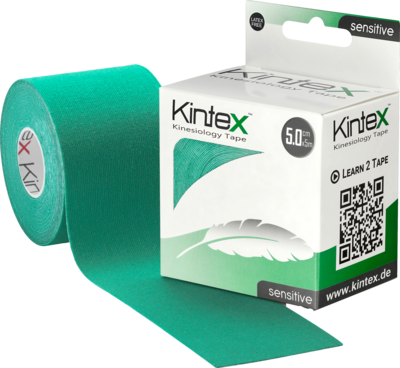KINTEX Kinesiologie Tape sensitive 5 cmx5 m grün - 1Stk