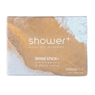 SHOWER+ SENSE STICK+ Mittelmeersalz+Ylang-Ylang - 7X30g
