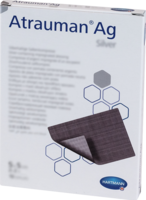 ATRAUMAN Ag 5x5 cm steril Kompressen - 10Stk