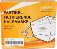 MUNDSCHUTZ MASKE FFP2 ohne Ventil einzeln verpackt - 6Stk