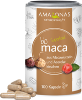 MACA BIO Vegicaps mit Bio Acerola Pulver - 60g