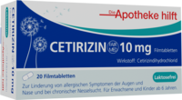 CETIRIZIN Fair-Med Healthcare 10 mg Filmtabletten - 20Stk