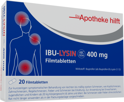 IBU-LYSIN ABCnow 400 mg Filmtabletten /Noweda DAH - 20Stk
