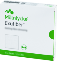 EXUFIBER 5x5 cm Gel-Faserverband - 10Stk