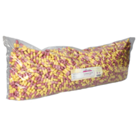 HARTGELATINEKAPSELN Gr.0 pink/gelb - 5000Stk