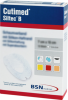 CUTIMED Siltec B Schaumverb.7x10 cm oval - 12Stk