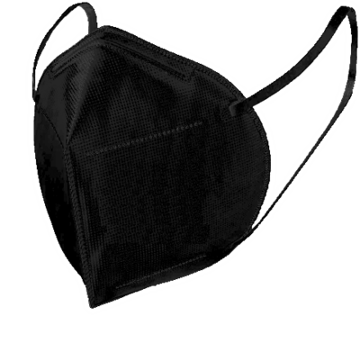 DOMOTHERM Mundschutz FFP2-Masken schwarz - 1Stk