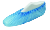 ÜBERSCHUHE Einweg CPE m.Gummizug blau - 100Stk