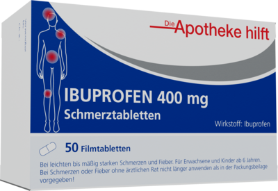 IBUPROFEN 400 mg Die Apotheke hilft Filmtabletten - 50Stk