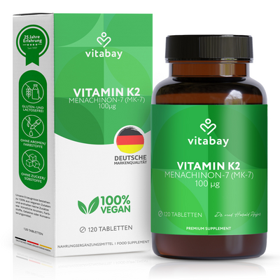VITAMIN K2 100 µg MK-7 vegan Tabletten - 120Stk