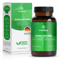 GINKGO BILOBA EXTRAKT 6000 mg vegan Kapseln - 180Stk