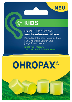 OHROPAX Kids Silikon Vor-Ohr Stöpsel - 8Stk