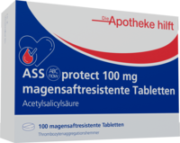 ASS ABCnow protect 100 mg magensaftres.Tabl./DAH - 100Stk