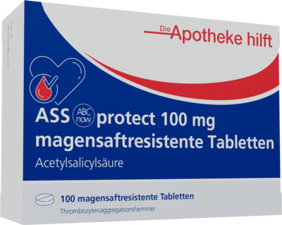 ASS ABCnow protect 100 mg magensaftres.Tabl./DAH - 100Stk
