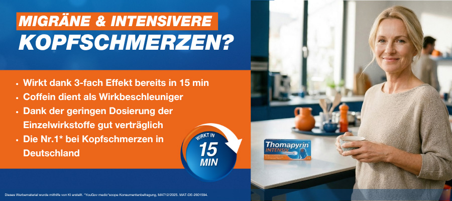 Migräne & Intensivere Kopfschmerzen