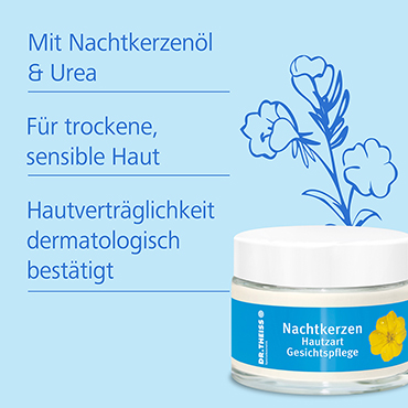 Mit Nachtkerzenöl und Urea für trockene, sensible Haut