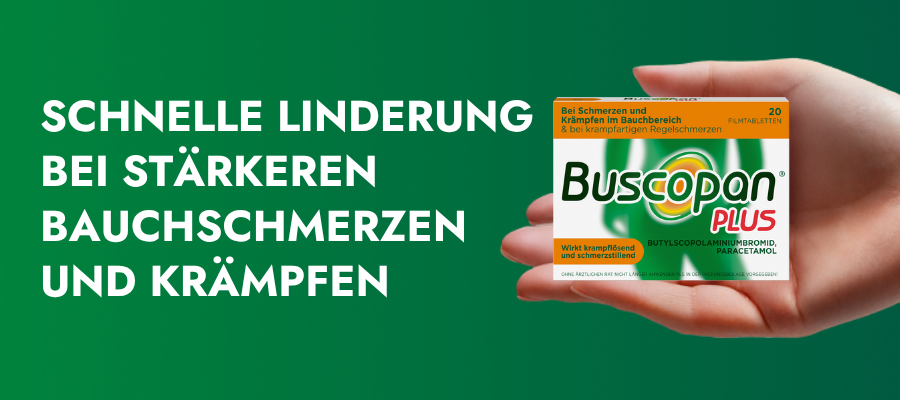 Schnelle Linderung bei stärkeren Bauchschmerzen und Krämpfen