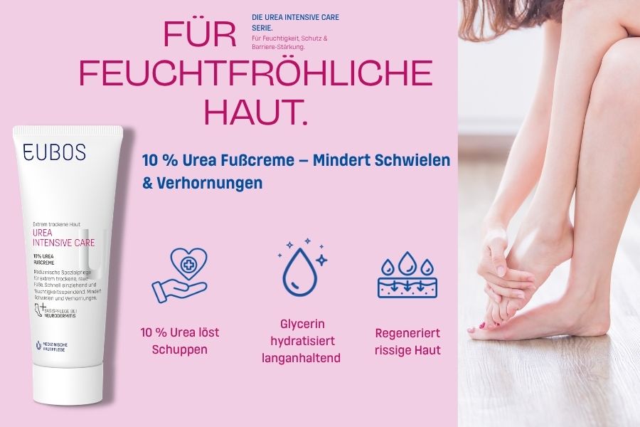 Für feuchtfröhliche Haut. Die Urea Intensive Care Serie.