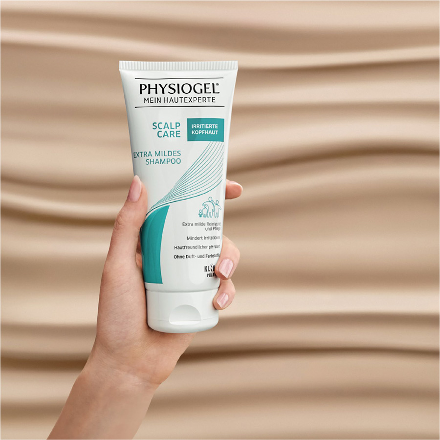 Extra mildes Shampoo für irritierte Kopfhaut