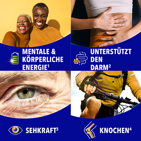 mentale & körperliche Energie, unterstützt den Darm, Sehkraft, Knochen