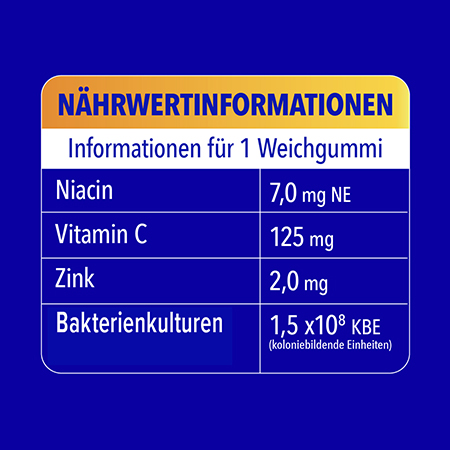 Nährwertinformationen Bion3 Immun Weichgummis