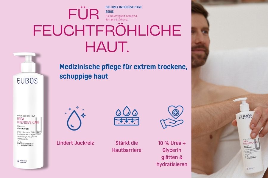 Für feuchtfröhliche Haut. Die Urea Intensive Care Serie.