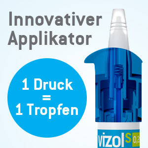 Der innovative Applikator 1 Druck fur 1 Tropfen