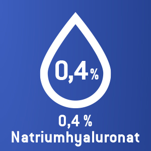 0,4 % höchste Konzentration an Natriumhyaluronat