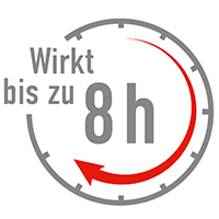 Wirkt bis zu 8 Stunden