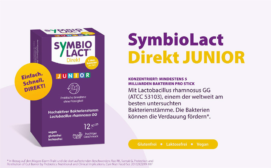 SymbioLact Direkt Junior - Einfach, schnell, direkt