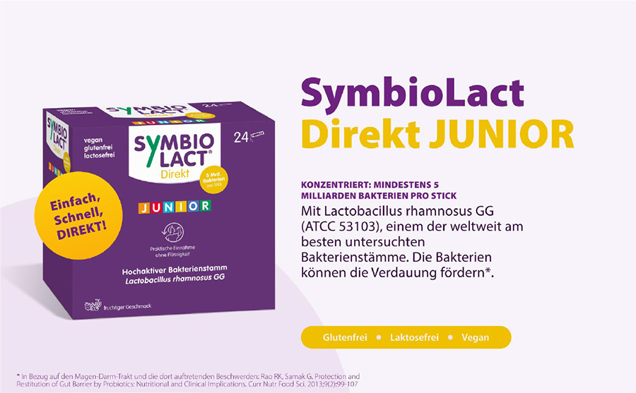 SymbioLact Direkt Junior - Einfach, schnell, direkt