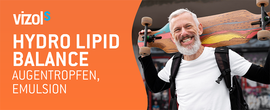 Vizol S HYDRO LIPID BALANCE Augentropfen, zur Befeuchtung der Augen, Wiederherstellung und Schutz der Lipidschicht sowie zur Stabilisierung des Tränenfilms