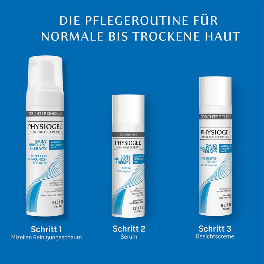 Die Pflegeroutine für normale bis trockene Haut