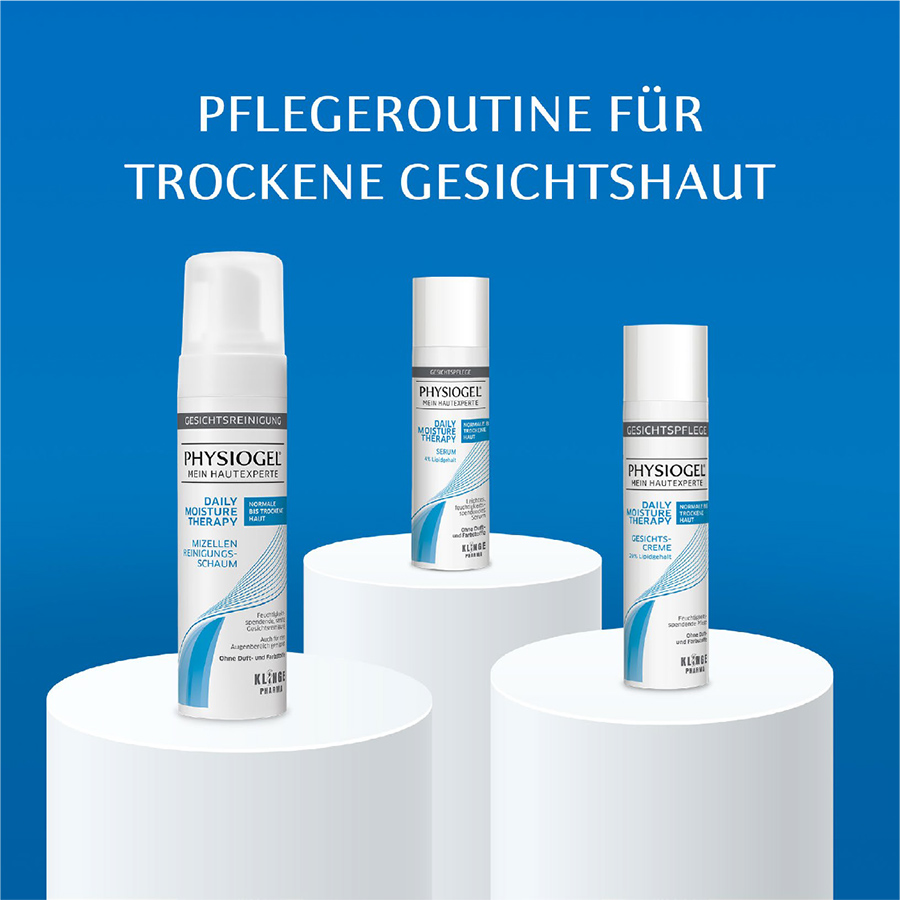 Pflegeroutine für trockene Gesichtshaut