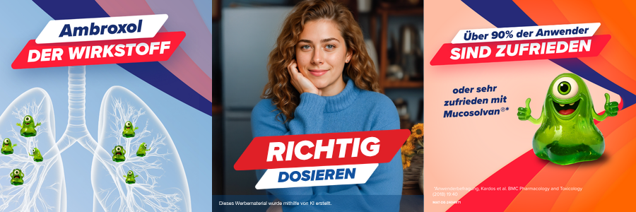 Wirkstoff Ambroxol, richtig dosiert